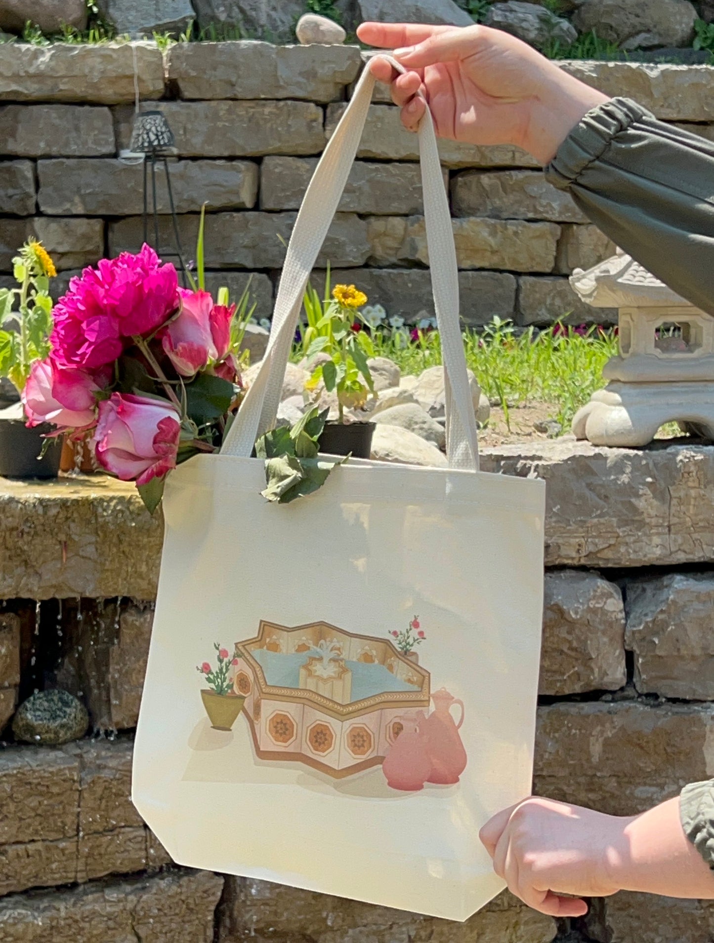 Syrian Courtyard Tote Bag