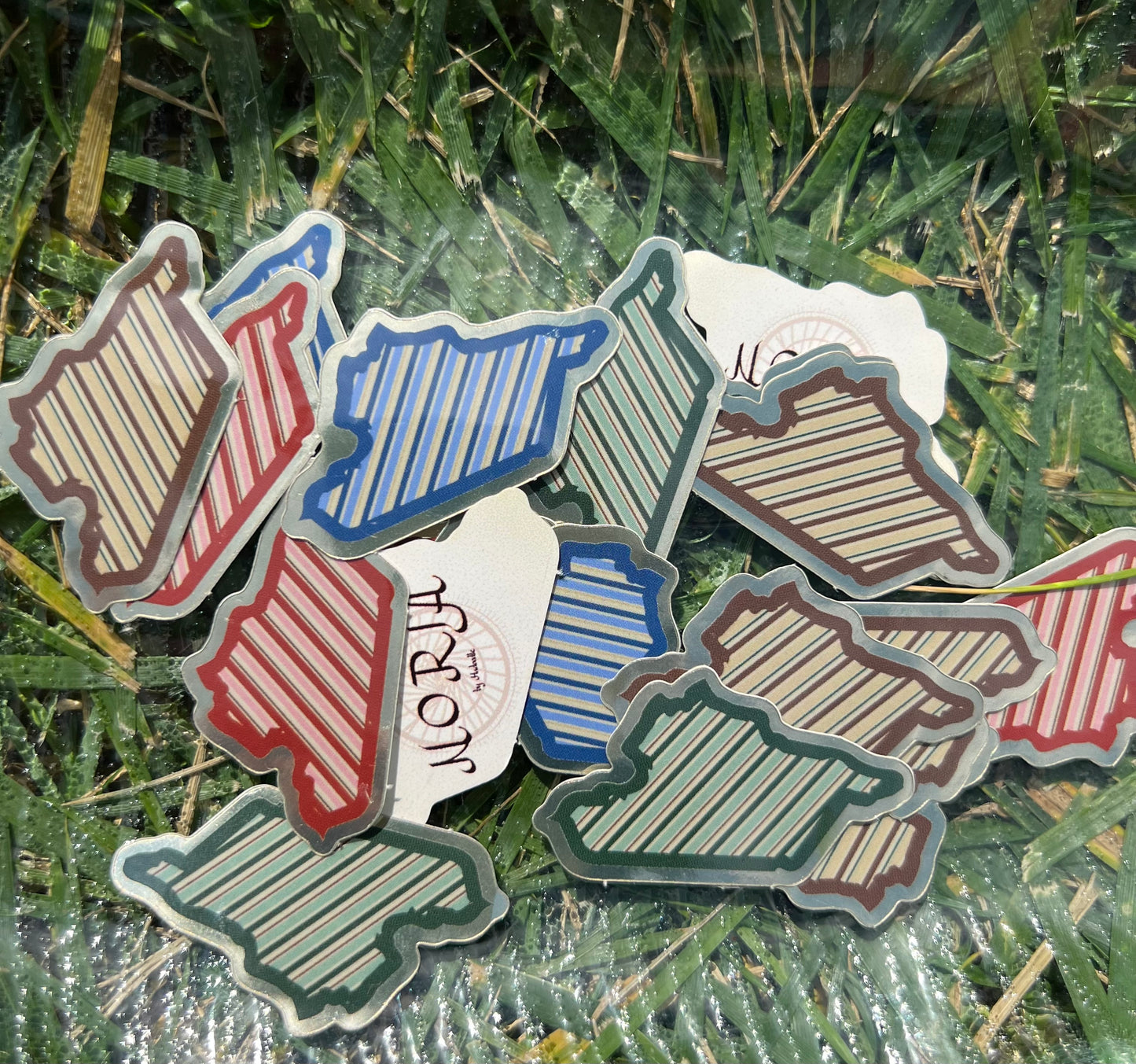 Saya Syria Map Mini Sticker