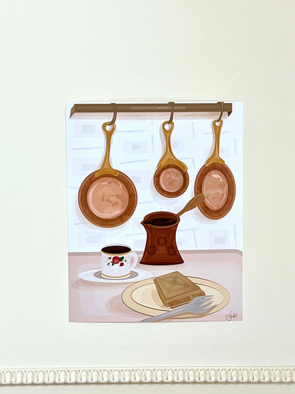 Syrian Kitchen Paper Print