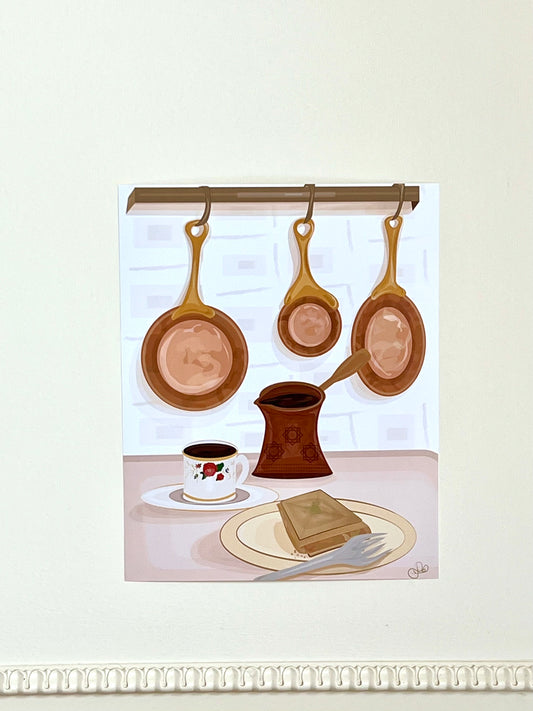 Syrian Kitchen Paper Print
