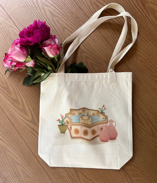 Syrian Courtyard Tote Bag