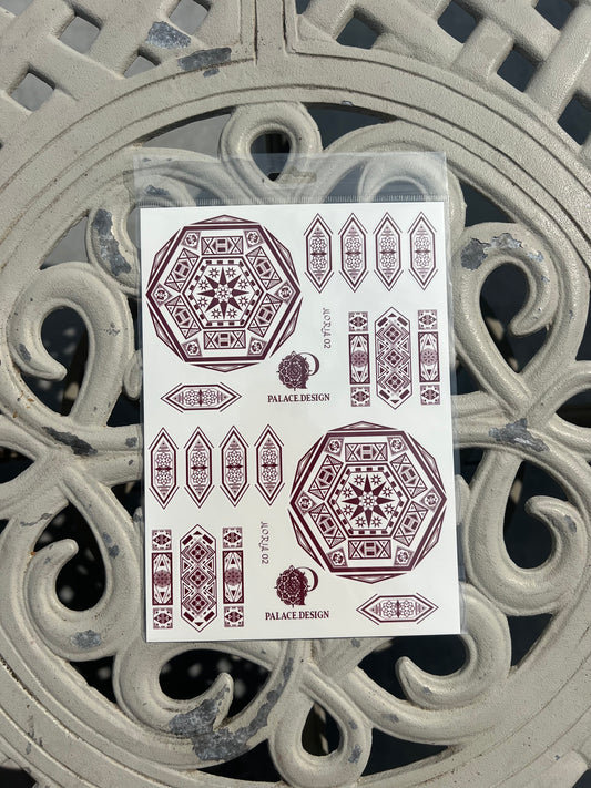 Artisans Hands - Radial Temporary Tattoo